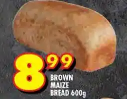 Shoprite BROWN MAIZE BREAD 600g offer