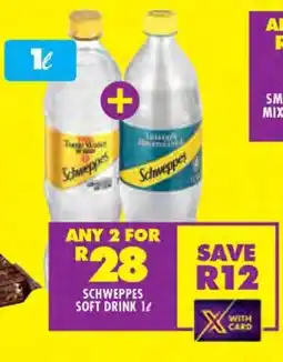 Shoprite SCHWEPPES SOFT DRINK 1ℓ offer