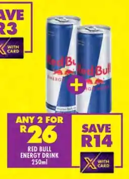 Shoprite Red Bull Energy Drink 250ml offer