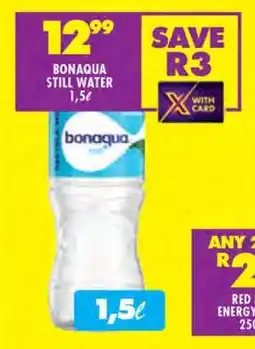 Shoprite Bonaqua Still Water 1,5l offer
