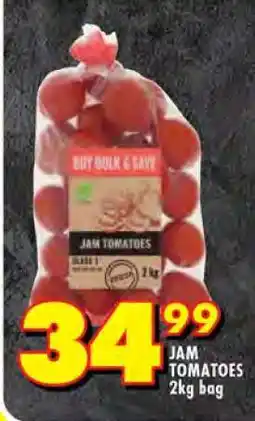 Shoprite JAM TOMATOES 2kg bag offer
