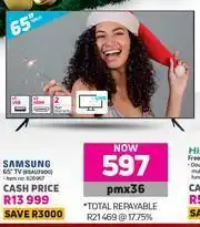 Game Samsung 65" TV 65AU7000 offer