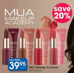 Clicks MUA Makeup Academy Lip Products offer