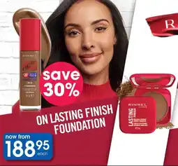 Clicks Rimmel lasting finish foundation offer