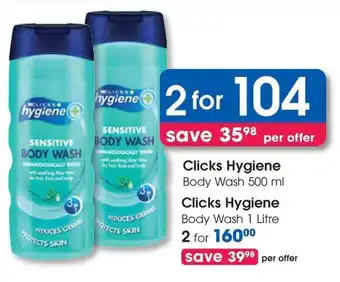 Clicks Clicks Hygiene Body Wash offer