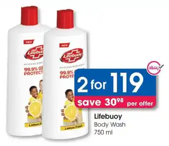 Clicks Lifebuoy Body Wash offer