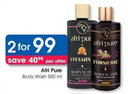 Clicks Afri Pure Body Wash offer