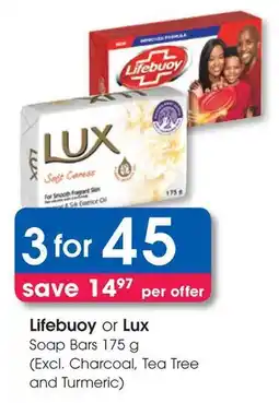 Clicks Lifebuoy or Lux Soap Bars offer