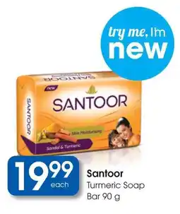 Clicks Santoor Turmeric Soap Bar offer