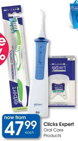 Clicks Clicks Expert Oral Care Products offer