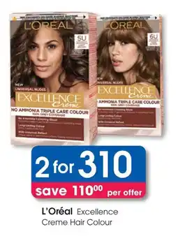 Clicks L'Oréal Excellence Creme Hair Colour offer