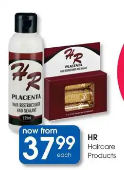 Clicks HR Haircare Products offer