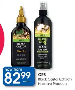Clicks ORS Black Castor Extracts Haircare Products offer