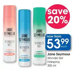 Clicks Jane Seymour Wonder Set Hairspray offer