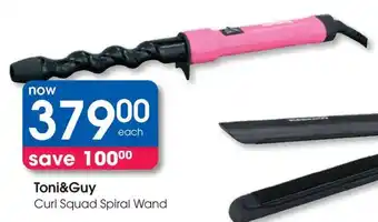 Clicks Toni&Guy Curl Squad Spiral Wand offer