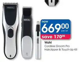 Clicks Wahl Cordless Groom Pro Hairclipper & Touch-Up Kit offer