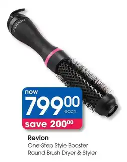 Clicks Revlon One-Step Style Booster Round Brush Dryer & Styler offer