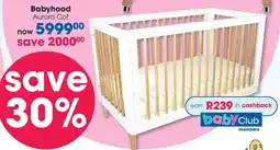 Clicks Babyhood Aurora Cot offer