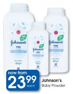 Clicks Johnson's Baby Powder offer