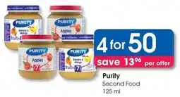 Clicks Purity Second Food offer