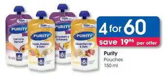 Clicks Purity Pouches offer