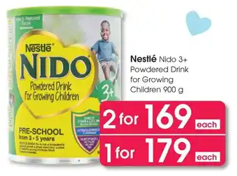 Clicks Nestlé Nido 3+ Powdered Drink for Growing Children offer