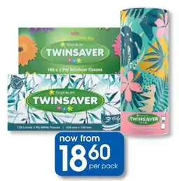 Clicks Twinsaver Tissues offer