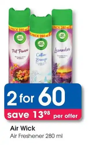 Clicks Air Wick Air Freshener offer