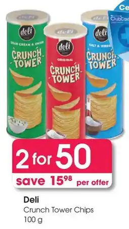 Clicks Deli Crunch Tower Chips offer