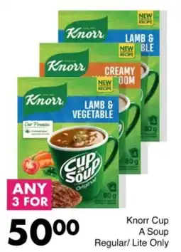 Save Hyper Knorr Cup A Soup Regular/ Lite Only offer