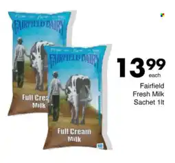 Save Hyper Fairfield Fresh Milk Sachet offer