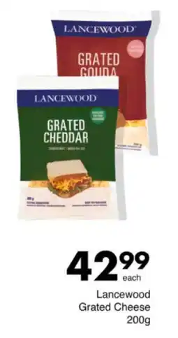 Save Hyper Lancewood Grated Cheese offer
