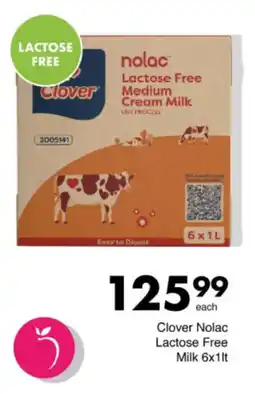 Save Hyper Clover Nolac Lactose Free Milk offer