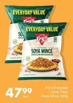 Save Hyper Fry's Everyday Value Pack Soya Mince offer