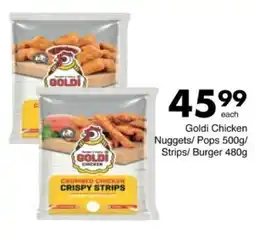Save Hyper Goldi Chicken Nuggets/ Pops/ Strips/ Burger offer