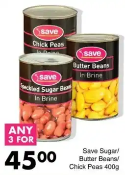 Save Hyper Save Sugar/ Butter Beans/ Chick Peas offer