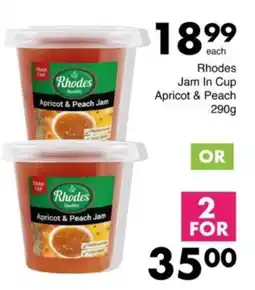Save Hyper Rhodes Jam In Cup Apricot & Peach offer