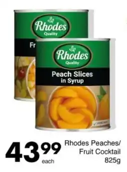 Save Hyper Rhodes Peaches/ Fruit Cocktail offer