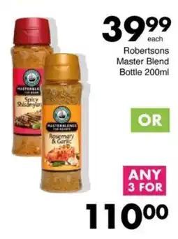 Save Hyper Robertsons Master Blend Bottle offer
