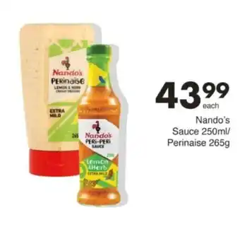 Save Hyper Nando's Sauce/ Perinaise offer