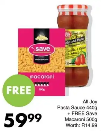Save Hyper All Joy Pasta Sauce offer