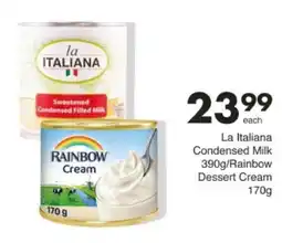 Save Hyper La Italiana Condensed Milk/ Rainbow Dessert Cream offer