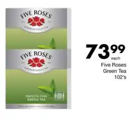 Save Hyper Five Roses Green Tea offer