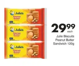 Save Hyper Julie Biscuits Peanut Butter Sandwich offer