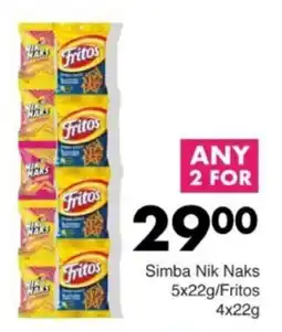 Save Hyper Simba Nik Naks/ Fritos offer