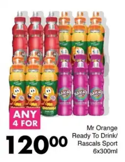 Save Hyper Mr Orange Ready To Drink/ Rascals Sport offer