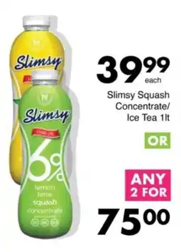 Save Hyper Slimsy Squash Concentrate/ Ice Tea offer