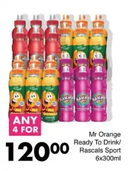 Save Hyper Mr Orange Ready To Drink/ Rascals Sport offer