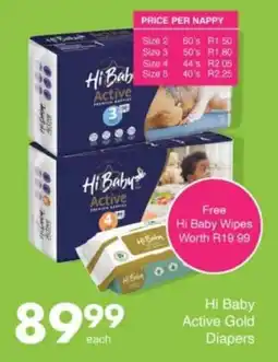 Save Hyper Hi Baby Active Gold Diapers offer