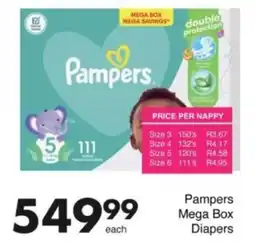 Save Hyper Pampers Mega Box Diapers offer